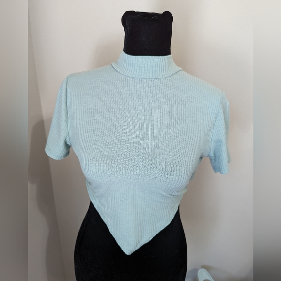 Forever 21 Tops - NWOT, F21, Light Blue, Semi Backless Top, XS